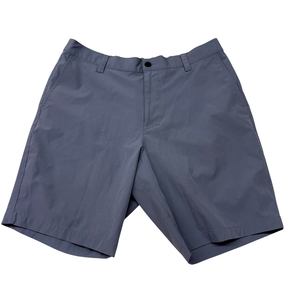 Banana Republic Mens Gray Performance Golf Shorts Elastic Waist Size 38
